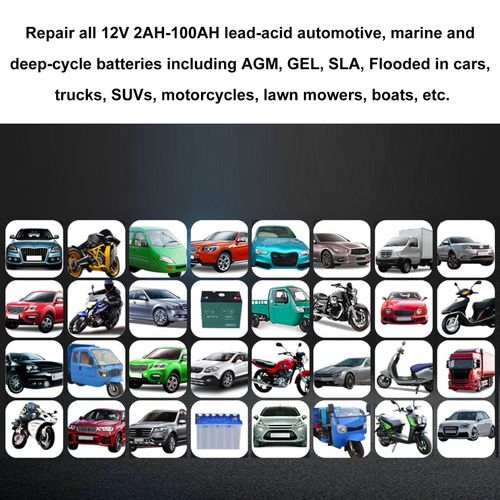 Chargeur de Batterie de Voiture 12V 6A - Intelligent et Automatique