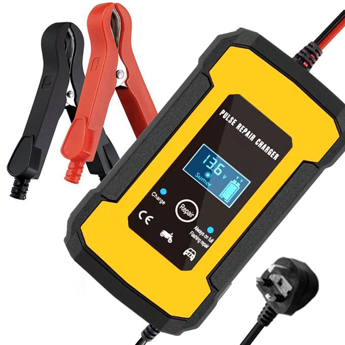 Chargeur de Batterie de Voiture 12V 6A - Intelligent et Automatique