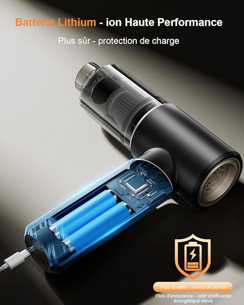 Aspirateur auto - Aspirateur Sans Fil Portable 3 En 1 - Aspirateur De Maison
