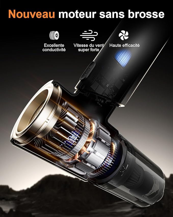 Aspirateur auto - Aspirateur Sans Fil Portable 3 En 1 - Aspirateur De Maison
